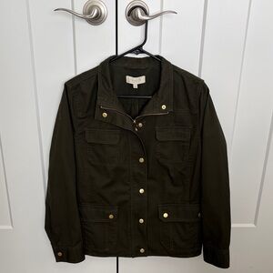 Talbots Dark Green Utility Jacket